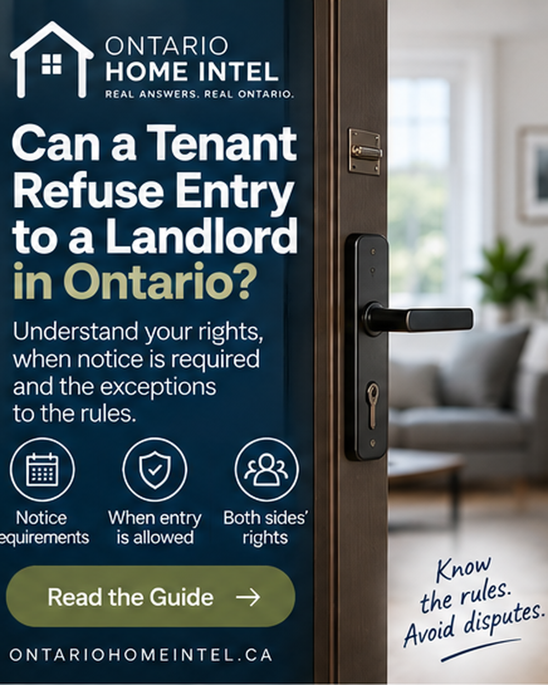 Can a Tenant Refuse Entry to a Landlord in Ontario?