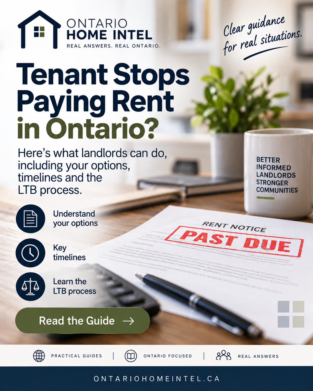 Tenant Stops Paying Rent in Ontario: What Should a Landlord Do?