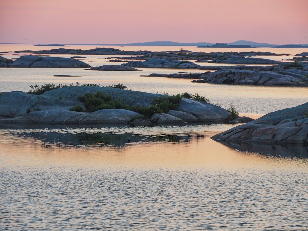 Georgian Bay sunset landscape for Penetanguishene Ontario property guide