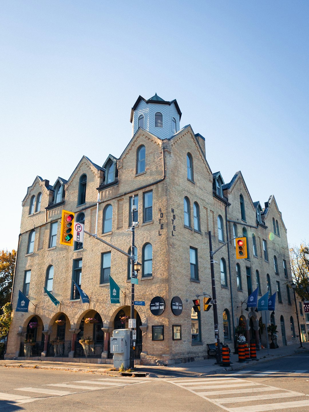 Historic Ontario downtown streetscape for St. Marys municipal guide