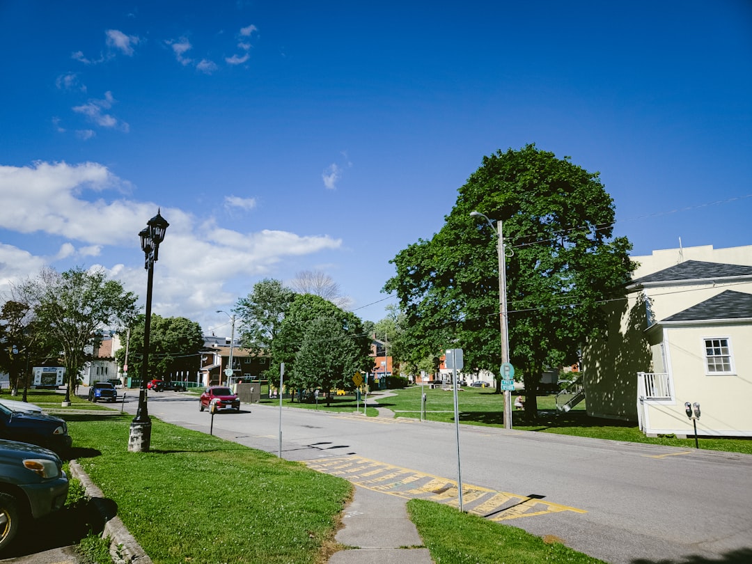 Residential neighbourhood illustrating property ownership in Newmarket Ontario